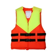 Realhomelove Children's Life Jacket, Nylon Red, 4-12 Years